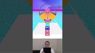 Jelly Tube Run 2048 ❗Level 103❗2048 games shorts [upl. by Lynnea325]