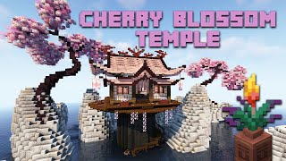 Minecraft 120  Cherry Blossom Temple Timelapse [upl. by Atsyrhc]