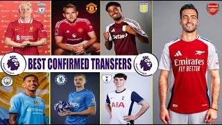 BEST 20 CONFIRMED TRANSFERS IN PREMIER LEAGUE SUMMER 2024🤯GordonDe ligtSavioCalafiorizirkzee🔥 [upl. by Delaine317]