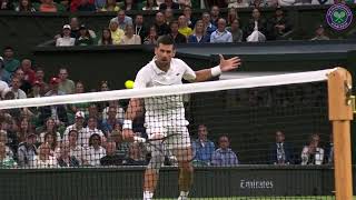 Somehow Novak Djokovic won this point  Wimbledon 2024 [upl. by Edme]