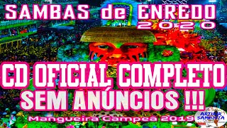 CDOFICIALSAMBAS DE ENREDO 2020 GRUPO ESPECIAL RIO DE JANEIROCOMPLETO  COM LETRA [upl. by Ditmore]