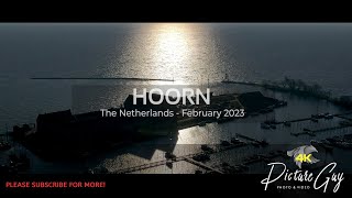 Hoorn  The Netherlands  Binnenstad vanuit de lucht [upl. by Ydniahs]