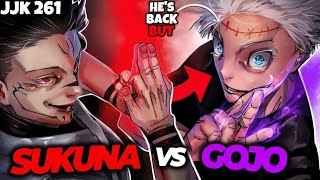 GOJO is Back to Fight Sukuna🔥but  JJK Chapter 261 HINDI [upl. by Htezzil]