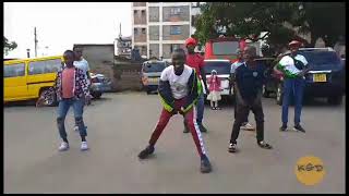 G nako ft diamond platinumz  Komando Dance video by kibra Golden Dancers [upl. by Lyrad286]