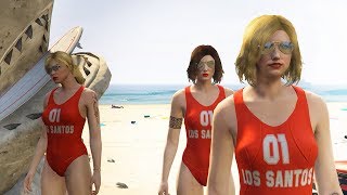 Lifeguard Team  Vehicles Outfits and Short Machinima  Gta 5 Online Machinima 7 [upl. by Schecter]