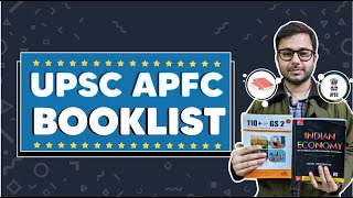 UPSC APFC booklist [upl. by Afra232]