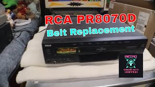 RCA PR8070D 5 Disc CD Changer Belt Replacement and Service [upl. by Dewain554]