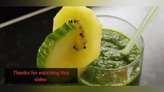 Weight Loss Green Smoothie For Glowing Skin  My short recipes [upl. by Goldina711]