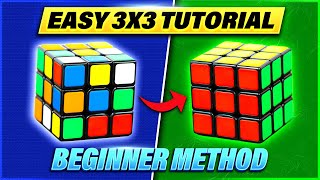 How to Solve a 3x3x3 Rubiks Cube Easiest Tutorial for Beginners High Quality [upl. by Mala]