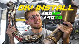 Why You NEED These N54 Catless Downpipes amp How To Install em in a BMW 335i or 135i [upl. by Norling]