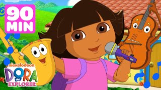 Doras Best Fiesta Scenes Songs amp Games 💃 90 Minutes  Dora the Explorer  Dora amp Friends [upl. by Acinoreb338]