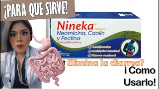 NINEKA NEOMICINA PECTINA CAOLIN para que sirve como tomarla [upl. by Otcefrep]