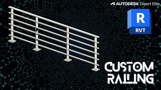 Revit 2019 Create a custom steel baluster for Railing [upl. by Ayyidas]