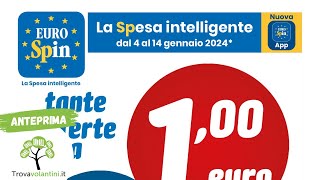 VOLANTINO EUROSPIN dal 4 al 14 gennaio 2024 anteprima [upl. by Nathanael]