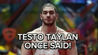 Testo Taylan Once Said [upl. by Rooker]