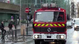 Paris Fire Dept Pump spare  BSPP FA 9 réserve  CS Courbevoie [upl. by Aneehta]