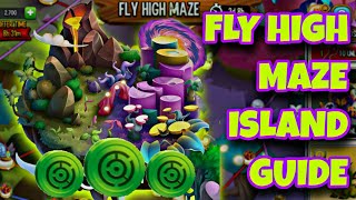 FLY HIGH MAZE ISLAND GUIDE  DRAGON CITY UNIVERSE [upl. by Valerle992]