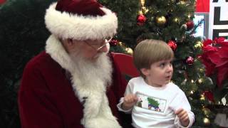 Kids tell Santa Claus what they want for Christmas [upl. by Agiaf]