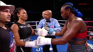 Claressa Shields vs Hannah Gabriel Highlights [upl. by Aerdnael]