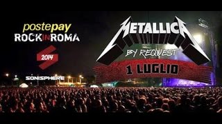 Metallica By Request  Live Rock In Roma 01072014 Rome Italy [upl. by Eulalia]