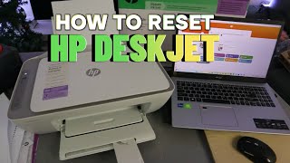 How To Reset HP Deskjet 2800e Printer [upl. by Aillicec]