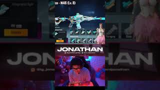 Wait for 🤩 Jonathan to bay 😱 Everything jonathangaming newskin maxing bgmi pubg shorts [upl. by Roch]