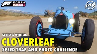 FH5 S6 Winter Cloverleaf Speed Trap and Photo Challenge [upl. by Yendys]