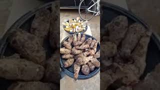 HOW TO PREPARE COCOYAM amp KONTOMIRE STEW WITH SALTED FISH amp SMOKED FISH HONE VIRALcooking [upl. by Aynahs]