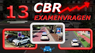 13 CBR Examenvragen  Auto Theorie Examen 2024 [upl. by Rehpinej]