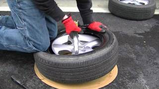 how to mount a tire by hand [upl. by Gaut]