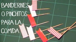 Decoración de fiestas infantiles banderines de papel para adornar la mesa [upl. by Connelley690]