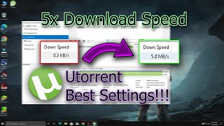 How to Speed Up uTorrent Downloads  5x Download Speed  Speed Up Utorrent [upl. by Naedan]