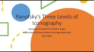 Panofskys Three Levels of Iconography [upl. by Yeleak]