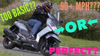 Luxury or Performance ClevelandMoto Test Rides the 2022 SYM CityCom S 300i SCOOTER [upl. by Anivel]