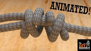 How to tie a double fishermans loop knot [upl. by Aicirtac9]