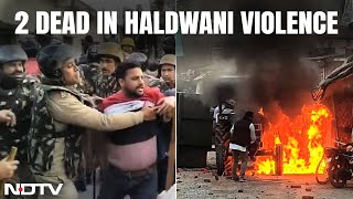 Haldwani Violence Updates  Curfew In Haldwani After Madrasa Demolished 2 Dead 250 Injured [upl. by Annet]