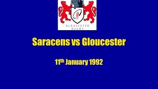 Saracens vs Gloucester on 11th January 1992 [upl. by Adneral]