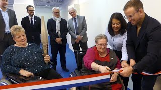 CorbeilEssonnes Essonne  Inauguration d’un « Dojo Solidaire » à l’EHPAD Galignani [upl. by Norris]