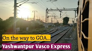 BANGALORE to GOA Full Train Journey  17309 Vasco Yashwantpur Express [upl. by Drahser35]