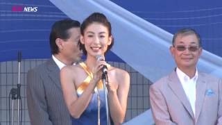 台湾フェスタ２０１６ 大久保麻梨子、舞川あいく挨拶 [upl. by Rajiv882]