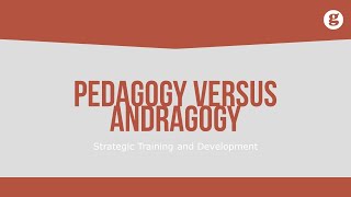 Pedagogy Versus Andragogy [upl. by Cleave204]