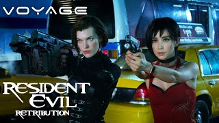 Resident Evil Retribution  Alice amp Ada Fight The Executioners  Voyage [upl. by Aelanna]