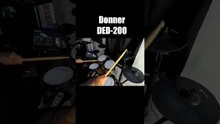 Donner DED 200X Electronic Drum Set Review by jaydepool [upl. by Akital]