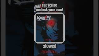 Kavinsky  Nightcall  SUBSCRIBE AND ASK YOUR OWN music slowedreverb ask subscribe like [upl. by Haldan]