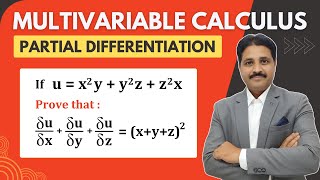 PARTIAL DIFFERENTIATION MULTIVARIABLE CALCULUS LECTURE 14 IN HINDI TIKLESACADEMY [upl. by Muraida]