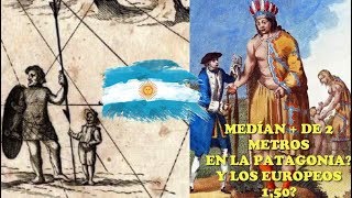 Los autoctonos argentinos eran gigantes Los patagones y los Tehuelches Argentina [upl. by Dahsraf]