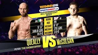 Peter Queally vs Joe McColgan  BAMMA 26 [upl. by Okier]