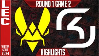 VIT vs SK Highlights Game 2  LEC Winter 2024 Playoffs Upper Round 1  Team Vitality vs SK Gaming G2 [upl. by Conner]