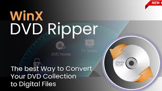 WinX DVD Ripper Tutorial 2024 Convert DVDs to MP4 HEVC amp More [upl. by Vladimar]