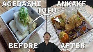 2 Levels of Agedashi Tofu  Tofu Ankake [upl. by Tannenwald]